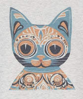 Mexico Style Blue Cat Light Granite T-Shirt