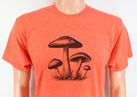 Group Of Mushrooms Lava Red T-Shirt