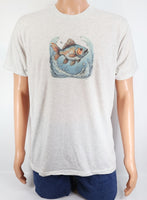 Orange & Blue Fish Light Granite T-Shirt