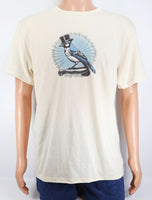 Otis The Snazzy Blue Jay Vanilla Cream T-Shirt