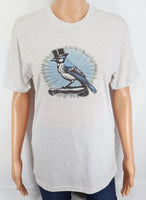 Otis The Snazzy Blue Jay Light Granite T-Shirt