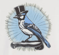 Otis The Snazzy Blue Jay Crisp White T-Shirt