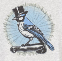 Otis The Snazzy Blue Jay Ash Gray Long Sleeve Shirt