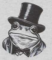 Pepe The Distinguished Frog Ash Gray Long Sleeve Shirt