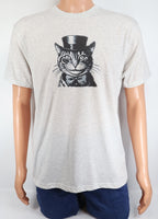 Preston The Noble Cat ~ Black ~ Light Granite T-Shirt