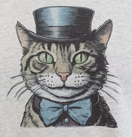 Preston The Noble Cat ~ Color ~ Ash Gray Long Sleeve Shirt