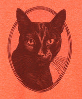 Priscilla The Black Cat Lava Red T-Shirt