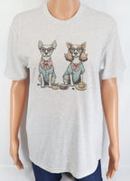 Eustace And Petunia The Prissy Dogs Light Granite T-Shirt