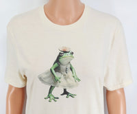 TwoAcreTees.com Prudence The Frog Princess Vanilla Cream T-Shirt