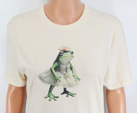 TwoAcreTees.com Prudence The Frog Princess Vanilla Cream T-Shirt