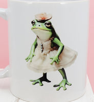 Prudence The Frog Princess White Mug