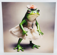 TwoAcreTees.com Prudence The Frog Princess Textured Print