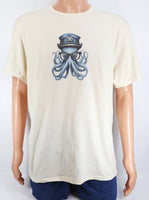 Captain Reginald Octopus Vanilla Cream T-Shirt