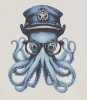 Captain Reginald Octopus Vanilla Cream T-Shirt