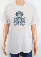 Captain Reginald Octopus Light Granite T-Shirt