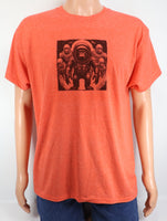 Roland The Astronaut Gorilla Lava Red T-Shirt