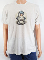 Rudy The Angry Coffee Bird Light Granite T-Shirt