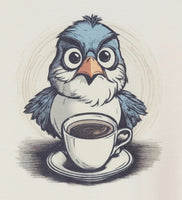 Rudy The Angry Coffee Bird Vanilla Cream T-Shirt