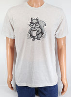 Sammy The Coffee Loving Squirrel Light Granite T-Shirt