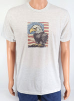 Scout The Patriotic Bald Eagle Light Granite T-Shirt