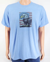 Scout The Patriotic Bald Eagle River Blue T-Shirt