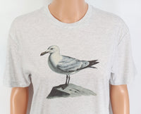 TwoAcreTees.com Seagull On A Rock Light Granite T-Shirt