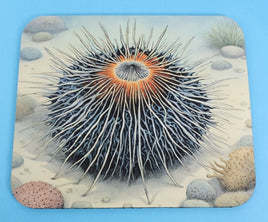 TwoAcreTees.com Sea Urchin On The Ocean Floor Mouse Pad