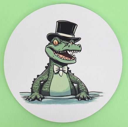 TwoAcreTees.com Sherman The Alligator Mouse Pad