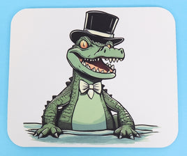 TwoAcreTees.com Sherman The Alligator Mouse Pad