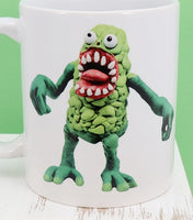 Sid The Green Monster White Mug