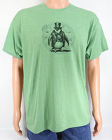 Silas The Steampunk Penguin Leafy Green T-Shirt