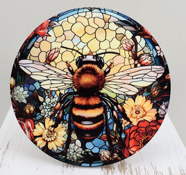 TwoAcreTees.com Stained Glass Style Bee