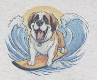 Sully The Surfing Saint Bernard Light Granite T-Shirt