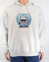 Thrasher The Shark In A Fish Bowl Ash Gray Pullover Hoodie