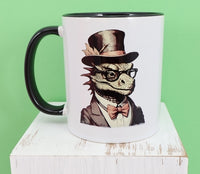 Thurston The Esteemed Dragon Black Handle Mug