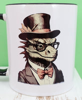 Thurston The Esteemed Dragon Black Handle Mug