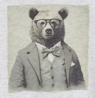 Truman The Old Timey Bear Light Granite T-Shirt