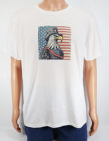 Victory The Steadfast Bald Eagle Crisp White T-Shirt