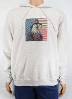 Victory The Steadfast Bald Eagle Ash Gray Pullover Hoodie