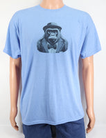 Vincent The Prestigious Gorilla River Blue T-Shirt