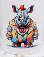 Winston The Scary Clown Rhino Black Handle Mug