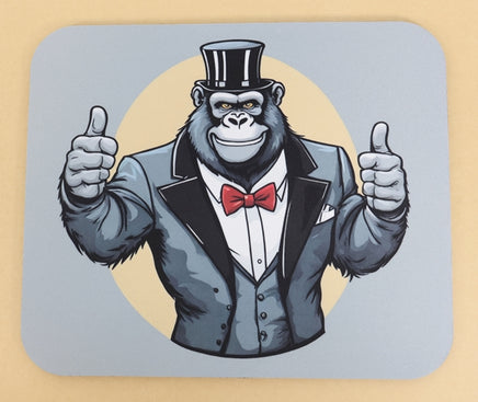 TwoAcreTees.com Horace The Friendly Gorilla Mouse Pad