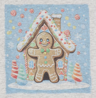 Nutmeg The Festive Gingerbread Man Ash Gray Long Sleeve Shirt